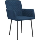  Jedilni stoli 2 kosa moder žamet | Shoptok.si