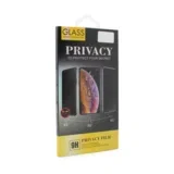 glass privacy 2.5D full glue za iphone 12 max pro 6.7 crna