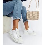 Gemre White sneakers with rhinestones GOE | Shoptok.si