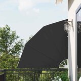  Zaslon za privatnost na balkonu 140 x 140 cm Poliester Antracit | shoptok.hr