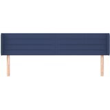  Uzglavlje s ušima plavo 203x16x78/88 cm od tkanine | shoptok.hr