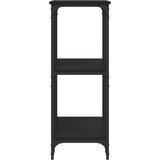 Konzolni stol crni 102 x 35 x 90 cm od konstruiranog drva | shoptok.hr