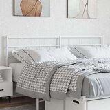 vidaXL Kovinsko vzglavje belo 200 cm | Shoptok.si