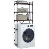  Polica za perilicu rublja boja smeđeg hrasta 67x25x163cm drvena | shoptok.hr