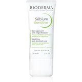 Bioderma Sébium Sensitive pomirjajoča in vlažilna krema za suho, aknasto kožo 30 ml za ženske | Shoptok.si