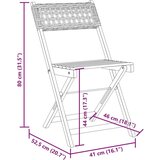  3-dijelni bistro set od poliratana i masivnog drva sivi | shoptok.hr