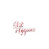 WALLXPERT shit Happens Dekorativna rasveta, Roze
