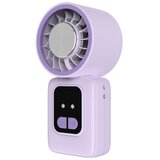 INF Mini ročni hladilni ventilator F36A s Peltierjem in zaslonom Purple, (5000306742) | Shoptok.si