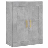  Visoka komoda siva betona 69,5x34x180 cm od konstruiranog drva | shoptok.hr