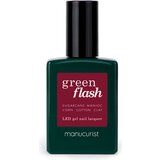 Manucurist green flash gel lak za nohte red & bordeaux - red hibiscus | Shoptok.si