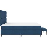  Krevet s opruga kutije s uzglavljem Plava 180 x 200 cm tkanina | shoptok.hr