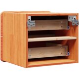  Nočna omarica Voskast rjav 39 x 34 x 33 cm Trdna borovina, (5000161292) | Shoptok.si