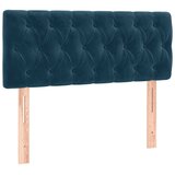  box spring s madracem LED tamnoplavi 90x190 cm baršun | shoptok.hr