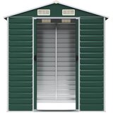  Vrtna kućica zelena 191 x 130 x 198 cm od pocinčanog čelika | shoptok.hr