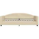  Dnevni krevet na razvlačenje krem 90 x 200 cm od tkanine | shoptok.hr