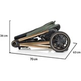 Cangaroo kolica za bebe 3u1 Hydra Army Green, 0m+ | ePonuda.com