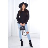 Kesi Sweater with braided weave in black | shoptok.hr