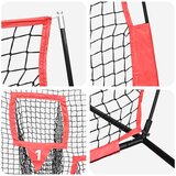  Mreža za vježbanje baseballa Crna 214,5 x 89,5 x 181 cm | Eponuda.ba