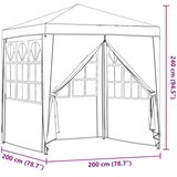  za svadbe - šator za zabave Crvena 200 x 200 x 240 cm PE i čelik | shoptok.hr