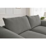 Bobochic Paris Siva sedežna garnitura 193 cm Ernest – | Shoptok.si