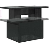 vidaXL Vrtna sedežna garnitura 6-delna z blazinami črna poli ratan | Shoptok.si