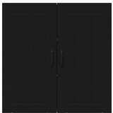 vidaXL Stenska kuhinjska omarica Črna 80 x 31 x 80 cm Konstruiran les | Shoptok.si