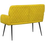  Dvosjed s metalnim nogama 2-sjedalo Žuta Baršun | shoptok.hr