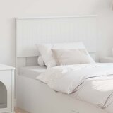 vidaXL Vzglavje z vzglavjem Bela 90 cm Konstruiran les | Shoptok.si
