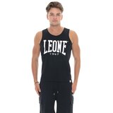 Leone 1947 Majice brez rokavov Man Tank Big Logo Črna Cene