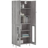  Visoka komoda siva sonome 69,5x34x180 cm od konstruiranog drva | shoptok.hr