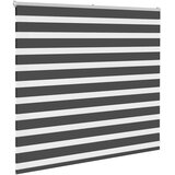  Zavjesa zebra crna 155x100 cm širina tkanine 150,9 cm poliester | shoptok.hr