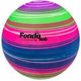Plastična lopta Neon Lines 230 mm – za plažu i igru na otvorenom Tamna | shoptok.hr