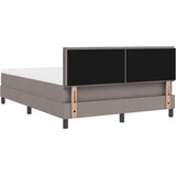 Box Postelja z vzmetnico z vzmetnico Taupe 140 x 200 cm blago, (5000126103) | Shoptok.si