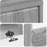  Ormar za cipele BREDA 78 x 24 x 103 cm Konstruirano drvo - Siva Sonoma | shoptok.hr
