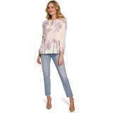 Makover Ženska bluza K099 siva | krema | ePonuda.com