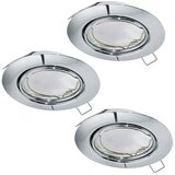 Eglo 94407 - KOMPLET 3x LED ugradna svetla PENETO 3xGU10-LED/5W/230V | Eponuda.com