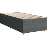 LED okvir za krevet s madracem Tamnosiva 90 x 200 cm Tkanina | shoptok.hr