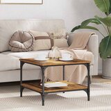 vidaXL Kava Stol Staro drvo 55 x 55 x 40 cm Konstruirano drvo | shoptok.hr