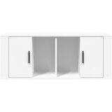 TV ormarić bijeli 100 x 35 x 40 cm od konstruiranog drva | shoptok.hr