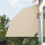 vidaXL Zaslon za privatnost na balkonu Bež 210 x 210 cm tkanina | shoptok.hr