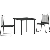  Set blagovanja za vrt - crni poliratan | shoptok.hr