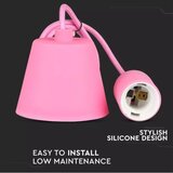  Luster na sajli 1xE27/60W/230V ružičasta | Eponuda.com