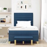  s opruga kutije s uzglavljem Plava 200 x 120 cm tkanina | Eponuda.com