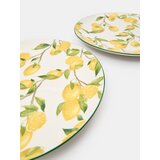 Sinsay Keramički tanjuri s motivom limuna 2 pack | shoptok.hr