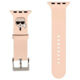  pašček za uro karl lagerfeld klawmslkp za apple watch 38 / 40 mm - karls head roza Cene