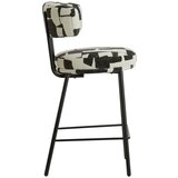 Light & Living Crna/krem podstavljena barska stolica Harvie – | shoptok.hr