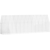  Kletka za piščance 2 pcs srebrna 600 x 100 x 210 cm, (5000204326) | Shoptok.si