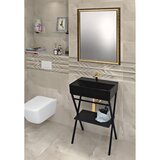 Sapho Crno postolje ispod umivaonika 56,5x72 cm Ferro – | shoptok.hr