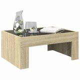 Stolić s beskonačnim LED svjetlima boja hrasta 70x50x30 cm | shoptok.hr