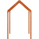 vidaXL krov za dječji krevet voštano smeđi 207x95,5x159 cm borovina | shoptok.hr